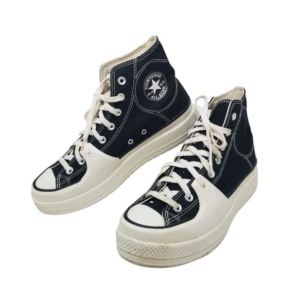 Converse Chuck Taylor All Star Construct High Canvas Shoes Mens 10.5 Women 12 - Picture 1 of 16
